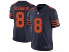 Mens Nike Chicago Bears #8 Mike Glennon Vapor Untouchable Limited Navy Blue 1940s Throwback Alternate NFL Jersey