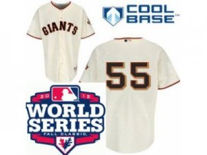 2012 world series mlb san francisco giants #55 lincecumcream