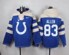 Nike Indianapolis Colts #83 Dwayne Allen Royal Blue Player Pullover NFL Hoodie