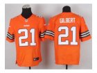 Nike jerseys cleveland browns #21 gilbert orange[Elite]