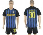 Inter Milan #30 Carrizo Home Soccer Club Jersey