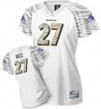 women Baltimore Ravens #27 Ray Rice Zebra Field Flirt Fashion Je