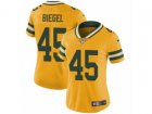 Women Nike Green Bay Packers #45 Vince Biegel Limited Gold Rush NFL Jersey