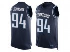 Nike Tennessee Titans #94 Austin Johnson Limited Navy Blue Player Name & Number Tank Top NFL Jersey