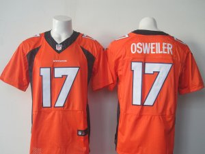 Nike Denver Broncos #17 Osweiler Orange jerseys(Elite)