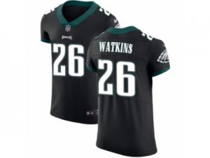 Men Nike Philadelphia Eagles #26 Jaylen Watkins Black Vapor Untouchable Elite Player NFL Jersey