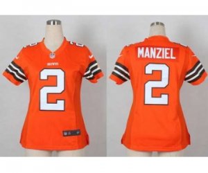 Nike women jerseys cleveland browns #2 manziel orange