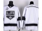 nhl jerseys los angeles kings blank white-black[2012 stanley cup champions