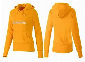 Women Baltimore Ravens Logo Pullover Hoodie-105