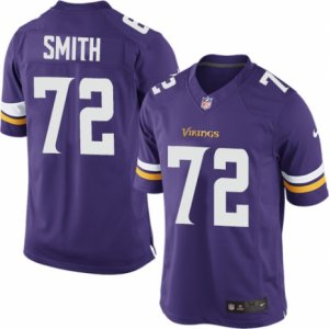 Men\'s Nike Minnesota Vikings #72 Andre Smith Limited Purple Team Color NFL Jersey