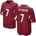 Mens Nike Arizona Cardinals #7 Chandler Catanzaro Game Red Team Color NFL Jersey