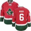 Mens Reebok Montreal Canadiens #6 Shea Weber Premier Red New CD NHL Jersey