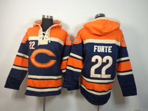 Nike nfl jerseys chicago bears #22 matt forte blue-orange[pullover hooded sweatshirt]