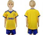 2017-18 Juventus Away Youth Soccer Jersey