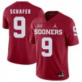 Oklahoma Sooners #9 Tanner Schafer Red College Football Jersey