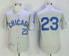 Cubs #23 Ryne Sandberg Gray 1969 Throwback Jersey