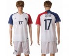 France #17 Digne Away Soccer Country Jersey