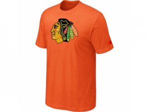 NHL Chicago Blackhawks Big & Tall Logo Orange T-Shirt