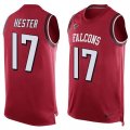 Nike Atlanta Falcons #17 Devin Hester Red Team Color Men Stitched NFL Limited Tank Top Jersey