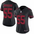 Womens Nike San Francisco 49ers #55 Ahmad Brooks Limited Black Rush NFL Jersey