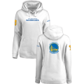 Golden State Warriors 2017 NBA Champions White Womens Pullover Hoodie2