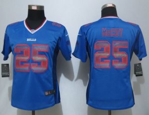 Women Nike Buffalo Bills #25 McCoy Blue Strobe Jerseys