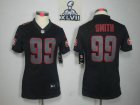 2013 Super Bowl XLVII Women NEW NFL San Francisco 49ers 99 Aldon Smith Black Jerseys(Impact Limited)