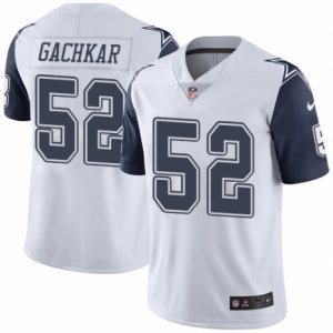 Youth Nike Dallas Cowboys #52 Andrew Gachkar Limited White Rush NFL Jersey