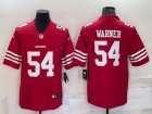 Nike 49ers #54 Fred Warner Red Color Rush Vapor Untouchable Limited Jersey