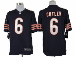 Nike NFL Chicago Bears #6 Jay Cutler Blue Jerseys(Limited)