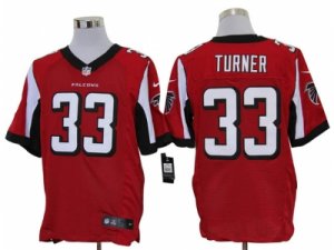 Nike NFL Atlanta Falcons #33 Michael Turner Red Jerseys(Elite)