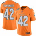 Youth Nike Miami Dolphins #42 Spencer Paysinger Limited Orange Rush NFL Jersey