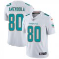 Nike Dolphins #80 Danny Amendola White Vapor Untouchable Limited Jersey