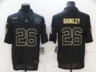 Nike Giants #26 Saquon Barkley Black 2020 Salute To Service Limited Jersey
