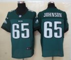 Nike Philadelphia Eagles #65 Johnson Green Elite Jersey