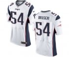 Mens Nike New England Patriots #54 Tedy Bruschi Elite White NFL Jersey