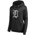 Womens Detroit Tigers Platinum Collection Pullover Hoodie Black