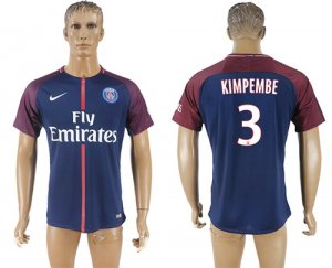 2017-18 Paris Saint-Germain 3 KIMPEMBE Home Thailand Soccer Jersey