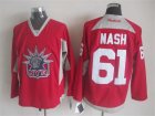 NHL New York Rangers #61 Rick Nash red Jerseys