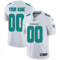 Mens Nike Miami Dolphins Customized White Vapor Untouchable Limited Player NFL Jersey