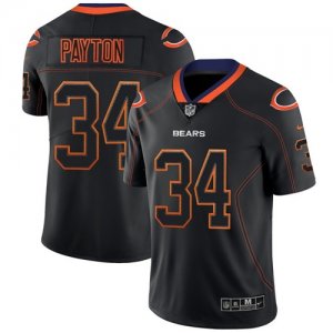 Nike Bears #34 Walter Payton Black Shadow Legend Limited Jersey