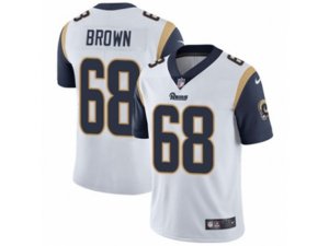 Nike Los Angeles Rams #68 Jamon Brown Vapor Untouchable Limited White NFL Jersey