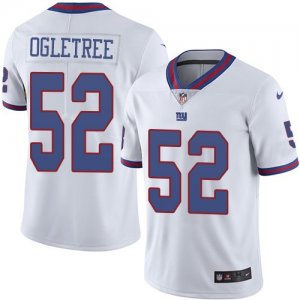 Nike Giants #52 Alec Ogletree White Color Rush Limited Jersey