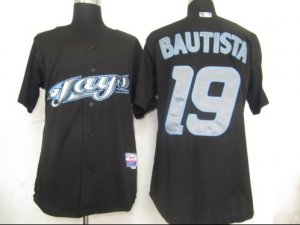 MLB Toronto Blue Jays #19 Bautista Black