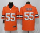 Nike Broncos #55 Bradley Chubb Orange Color Rush Limited Jersey