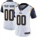 Womens Nike Los Angeles Rams Customized White Vapor Untouchable Limited Player NFL Jersey