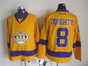 NHL Los Angeles Kings #8 Drew Doughty yellow jerseys