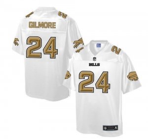 Nike Buffalo Bills #24 Stephon Gilmore White Men NFL Pro Line Fashion Game Jersey