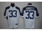 Nike Dallas Cowboys #33 Tony Dorsett White Jerseys Thankgivings(Elite)