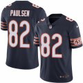 Mens Nike Chicago Bears #82 Logan Paulsen Limited Navy Blue Rush NFL Jersey